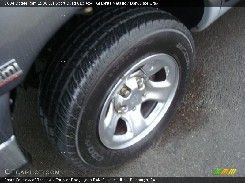Graphite Metallic / Dark Slate Gray 2004 Dodge Ram 1500 SLT Sport Quad Cab 4x4