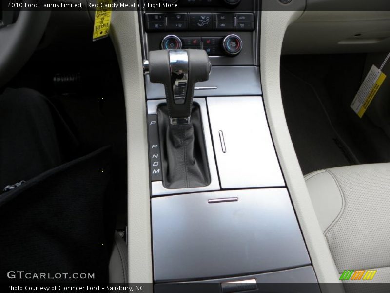Red Candy Metallic / Light Stone 2010 Ford Taurus Limited