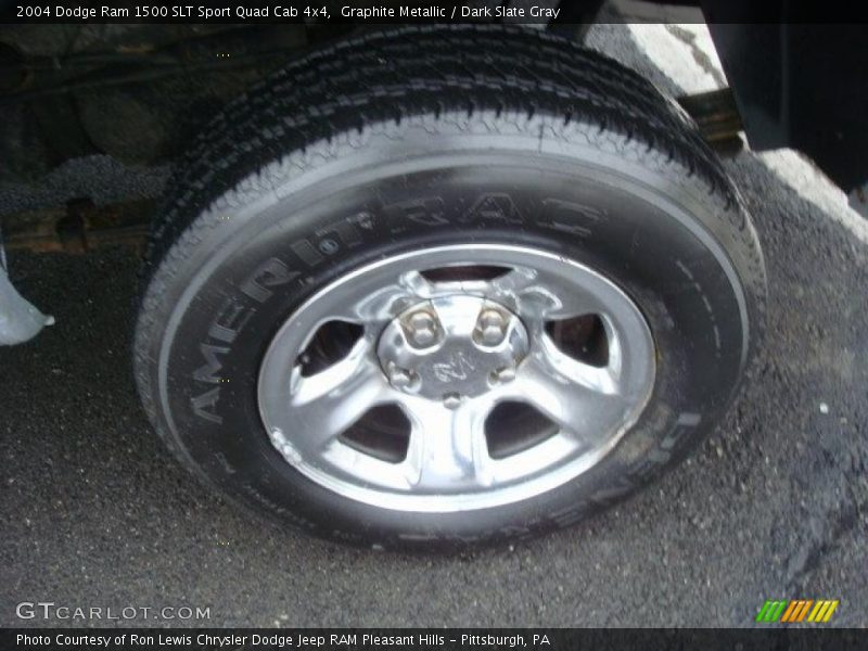 Graphite Metallic / Dark Slate Gray 2004 Dodge Ram 1500 SLT Sport Quad Cab 4x4