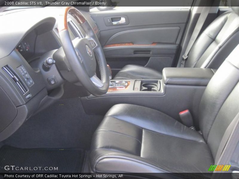 Thunder Gray ChromaFlair / Ebony 2008 Cadillac STS V8