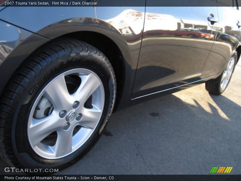 Flint Mica / Dark Charcoal 2007 Toyota Yaris Sedan