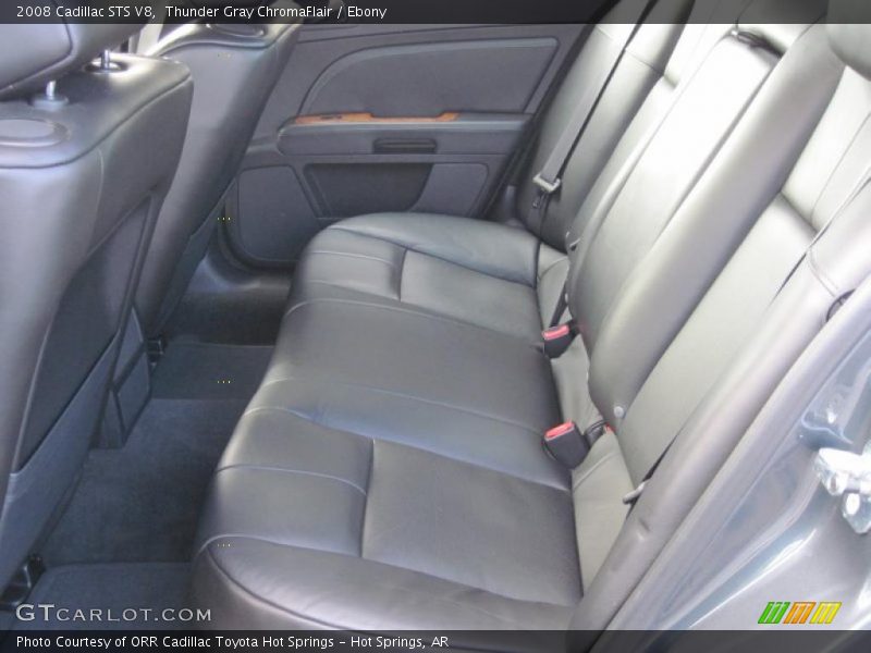 Thunder Gray ChromaFlair / Ebony 2008 Cadillac STS V8