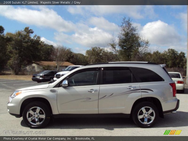 Majestic Silver Metallic / Grey 2008 Suzuki XL7 Limited