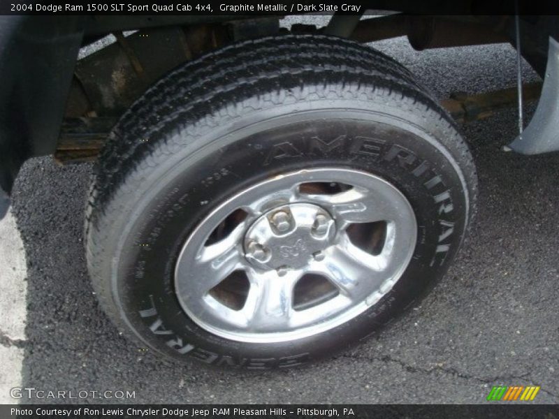 Graphite Metallic / Dark Slate Gray 2004 Dodge Ram 1500 SLT Sport Quad Cab 4x4