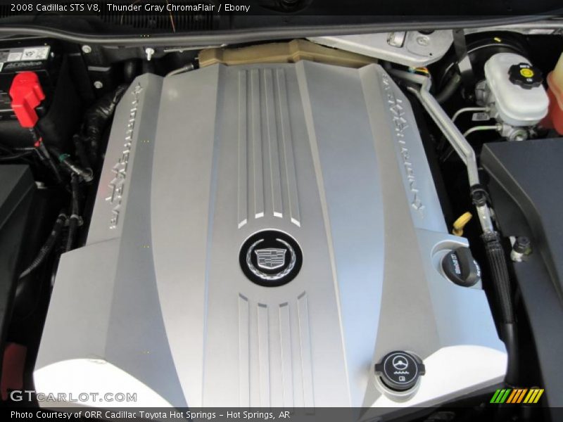 Thunder Gray ChromaFlair / Ebony 2008 Cadillac STS V8