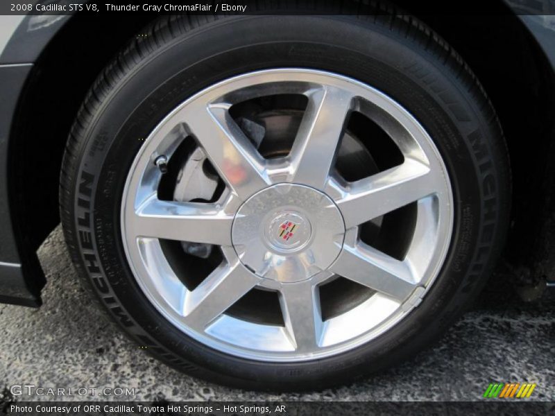 Thunder Gray ChromaFlair / Ebony 2008 Cadillac STS V8