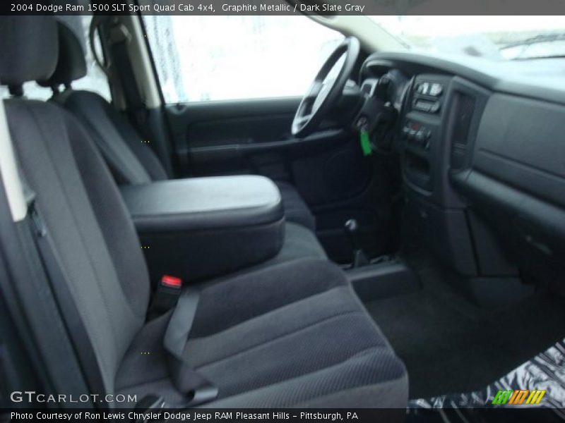 Graphite Metallic / Dark Slate Gray 2004 Dodge Ram 1500 SLT Sport Quad Cab 4x4