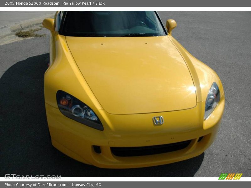Rio Yellow Pearl / Black 2005 Honda S2000 Roadster