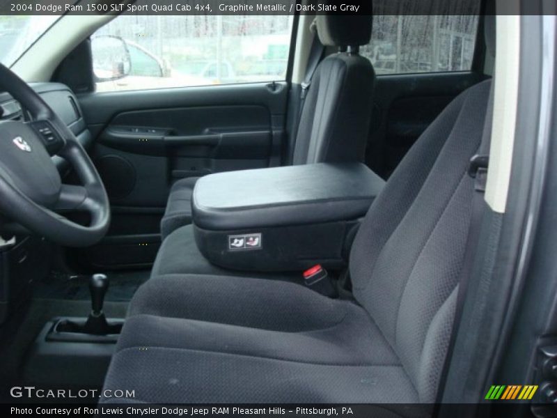 Graphite Metallic / Dark Slate Gray 2004 Dodge Ram 1500 SLT Sport Quad Cab 4x4