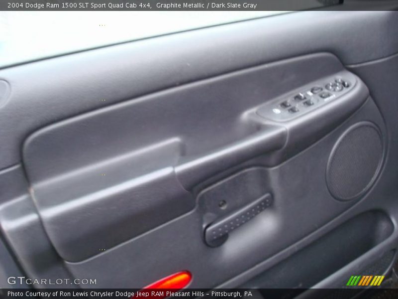 Graphite Metallic / Dark Slate Gray 2004 Dodge Ram 1500 SLT Sport Quad Cab 4x4