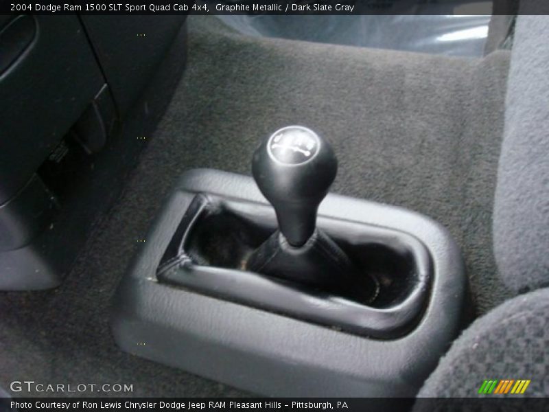 Graphite Metallic / Dark Slate Gray 2004 Dodge Ram 1500 SLT Sport Quad Cab 4x4