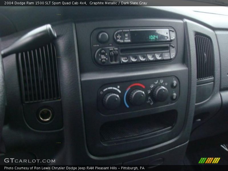 Graphite Metallic / Dark Slate Gray 2004 Dodge Ram 1500 SLT Sport Quad Cab 4x4
