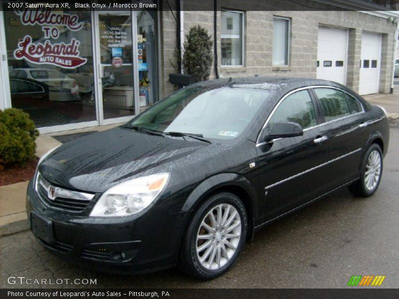 Black Onyx / Morocco Brown 2007 Saturn Aura XR