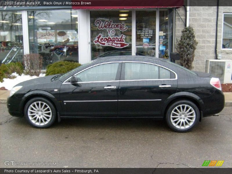 Black Onyx / Morocco Brown 2007 Saturn Aura XR
