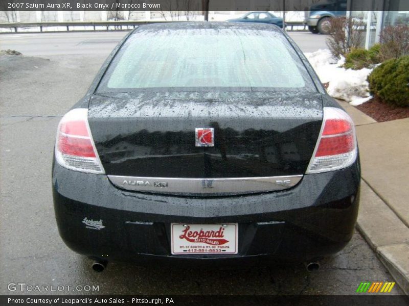 Black Onyx / Morocco Brown 2007 Saturn Aura XR