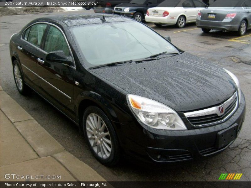 Black Onyx / Morocco Brown 2007 Saturn Aura XR