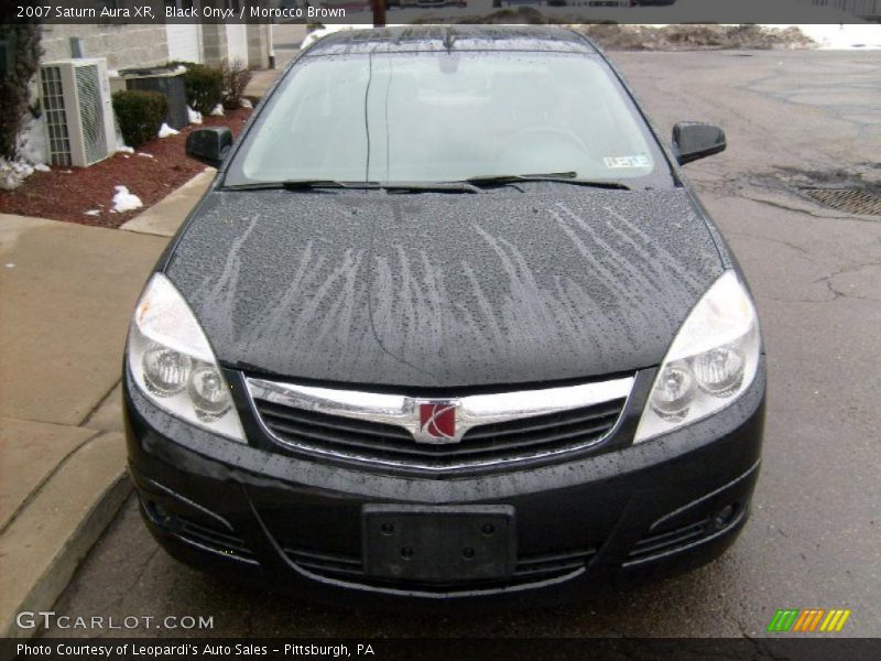Black Onyx / Morocco Brown 2007 Saturn Aura XR