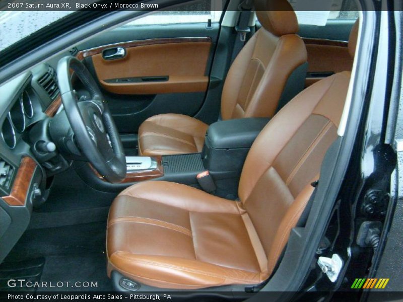 Black Onyx / Morocco Brown 2007 Saturn Aura XR