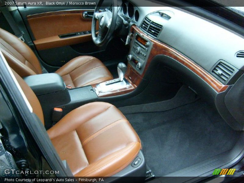 Black Onyx / Morocco Brown 2007 Saturn Aura XR