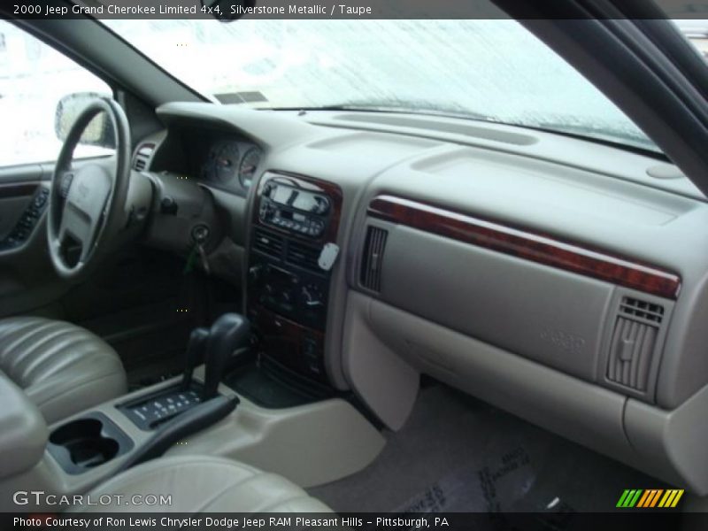 Silverstone Metallic / Taupe 2000 Jeep Grand Cherokee Limited 4x4