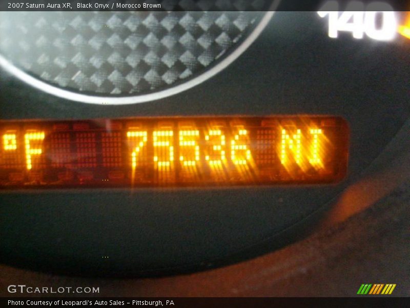 Black Onyx / Morocco Brown 2007 Saturn Aura XR