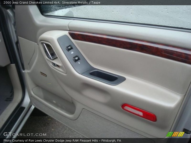 Silverstone Metallic / Taupe 2000 Jeep Grand Cherokee Limited 4x4