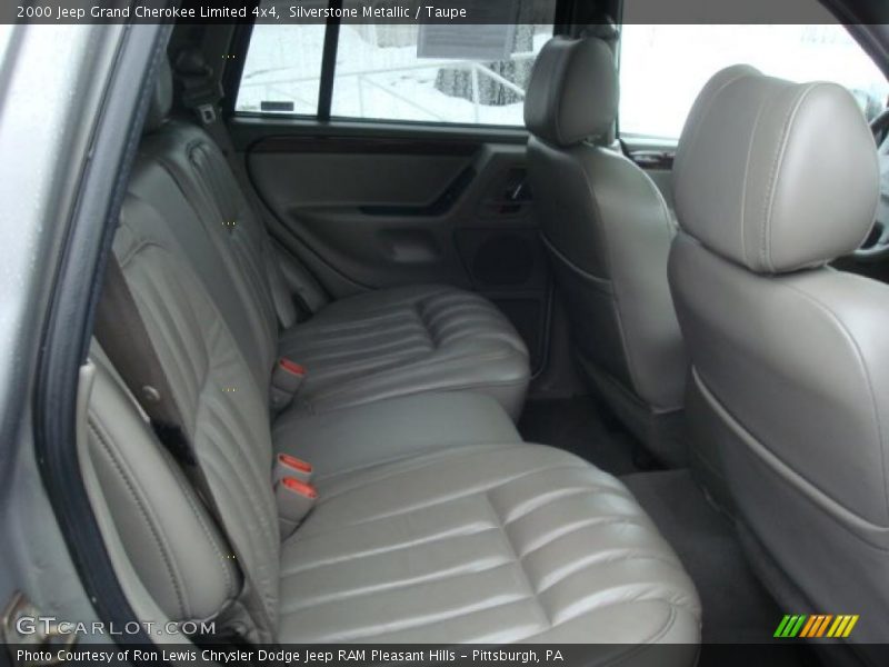 Silverstone Metallic / Taupe 2000 Jeep Grand Cherokee Limited 4x4