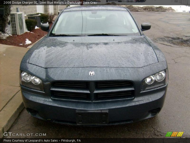 Steel Blue Metallic / Dark/Light Slate Gray 2008 Dodge Charger SE