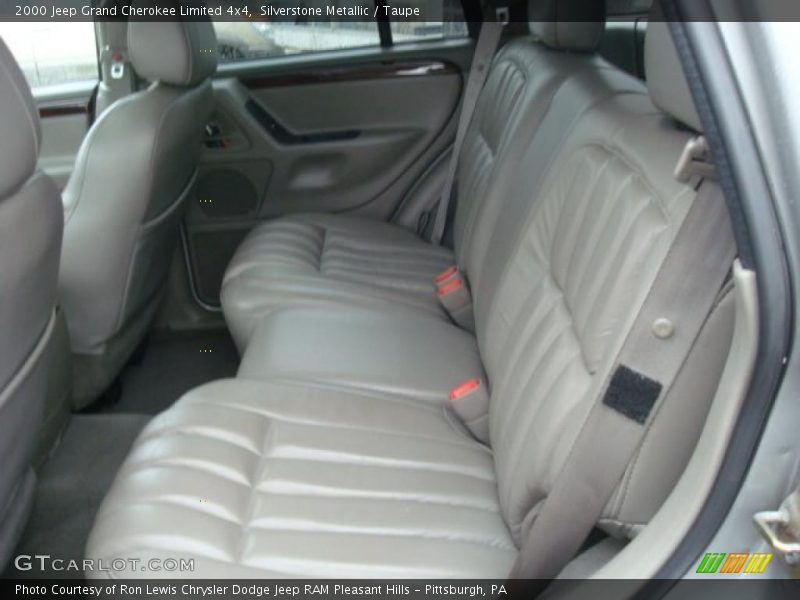 Silverstone Metallic / Taupe 2000 Jeep Grand Cherokee Limited 4x4