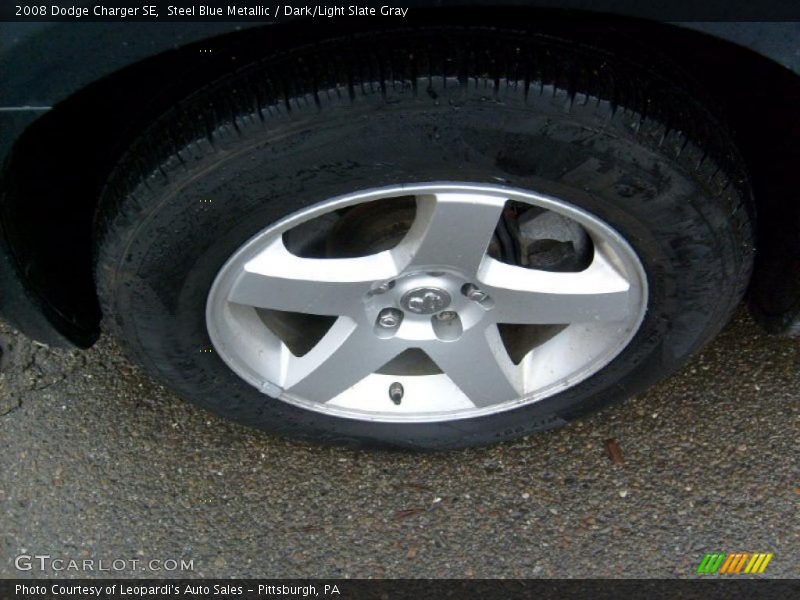 Steel Blue Metallic / Dark/Light Slate Gray 2008 Dodge Charger SE