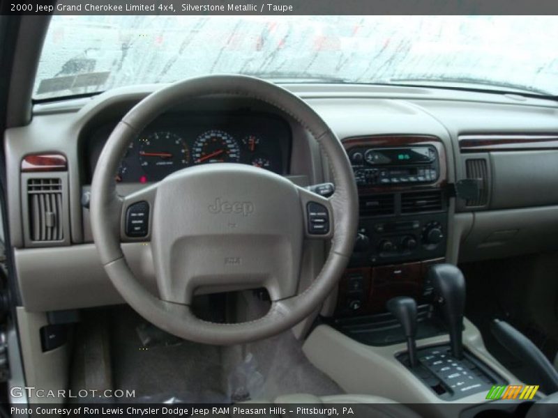 Silverstone Metallic / Taupe 2000 Jeep Grand Cherokee Limited 4x4