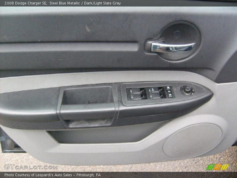 Steel Blue Metallic / Dark/Light Slate Gray 2008 Dodge Charger SE