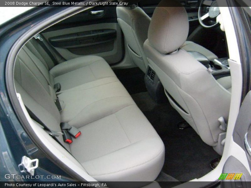 Steel Blue Metallic / Dark/Light Slate Gray 2008 Dodge Charger SE