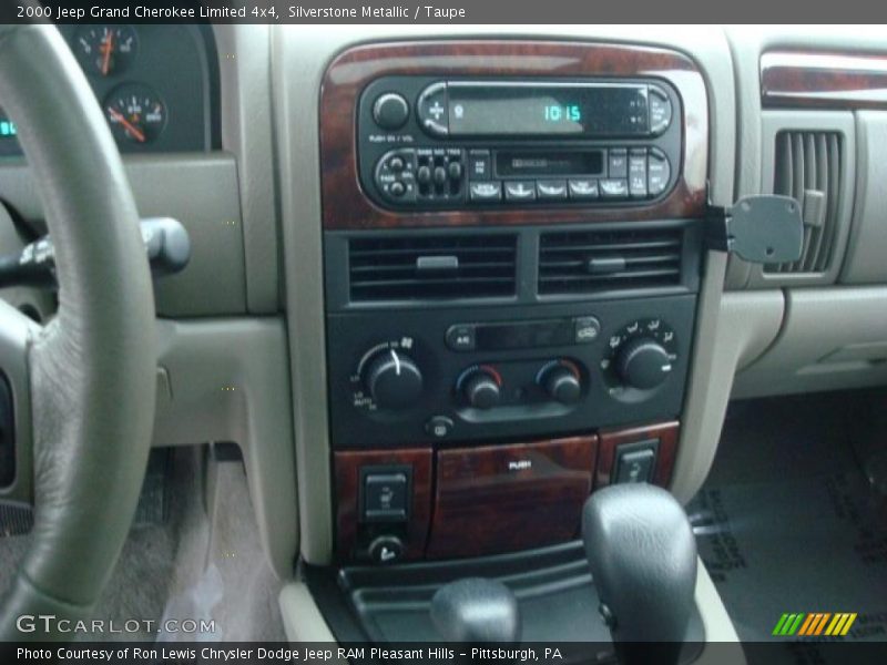 Silverstone Metallic / Taupe 2000 Jeep Grand Cherokee Limited 4x4