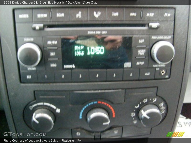 Steel Blue Metallic / Dark/Light Slate Gray 2008 Dodge Charger SE