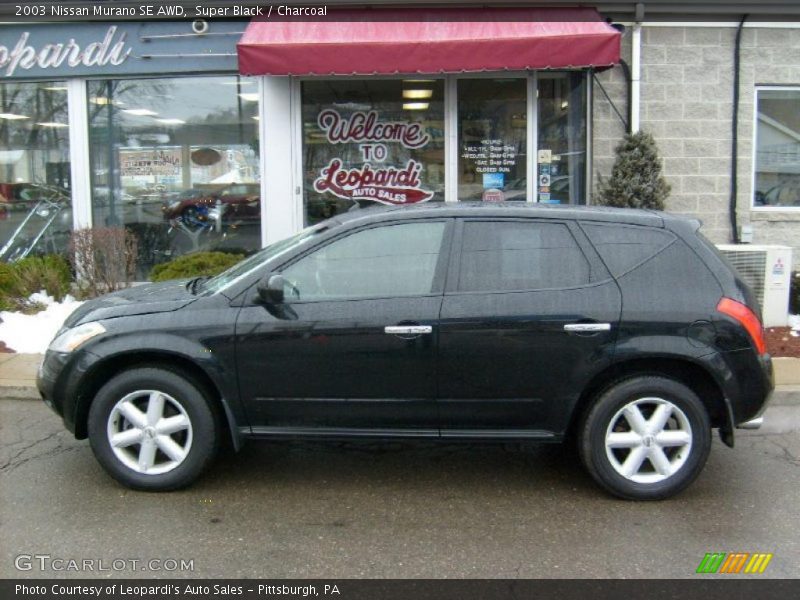 Super Black / Charcoal 2003 Nissan Murano SE AWD