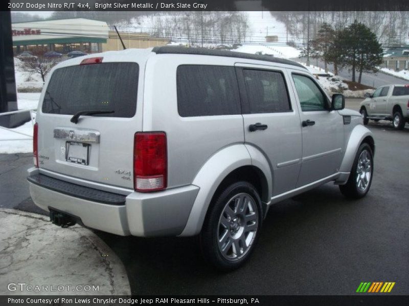 Bright Silver Metallic / Dark Slate Gray 2007 Dodge Nitro R/T 4x4