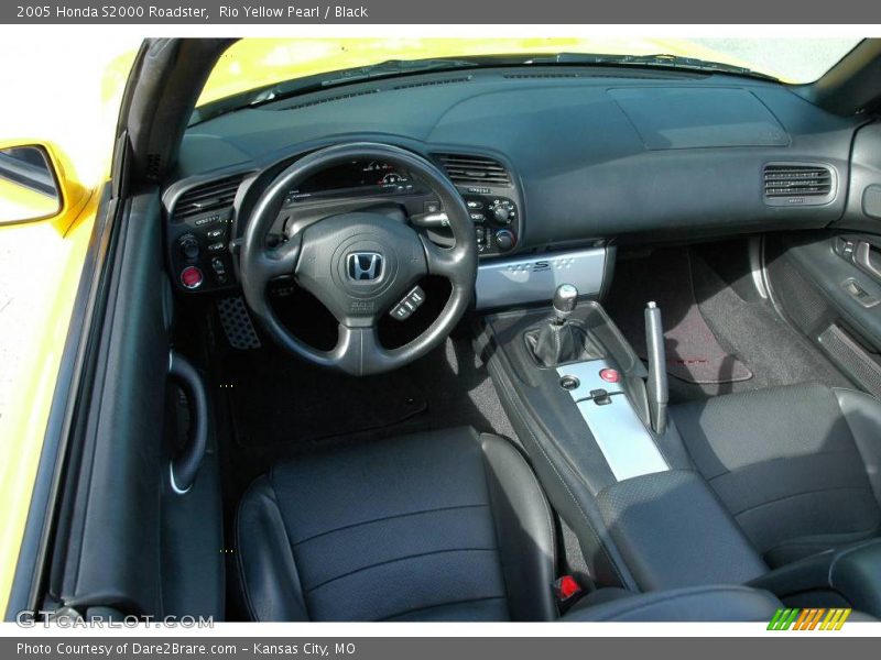 Rio Yellow Pearl / Black 2005 Honda S2000 Roadster