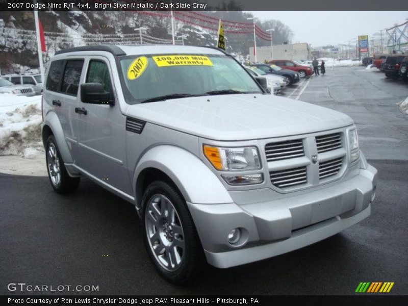 Bright Silver Metallic / Dark Slate Gray 2007 Dodge Nitro R/T 4x4