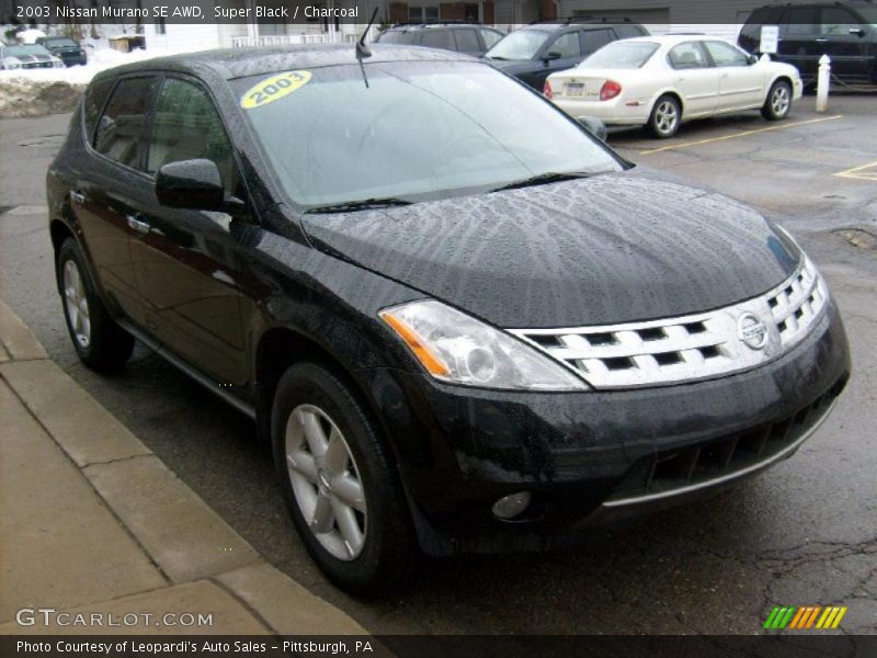 Super Black / Charcoal 2003 Nissan Murano SE AWD