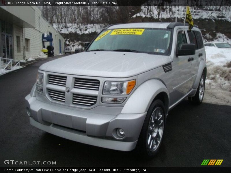 Bright Silver Metallic / Dark Slate Gray 2007 Dodge Nitro R/T 4x4