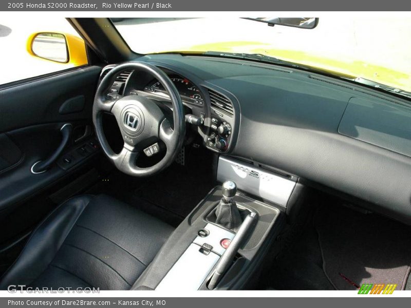 Rio Yellow Pearl / Black 2005 Honda S2000 Roadster