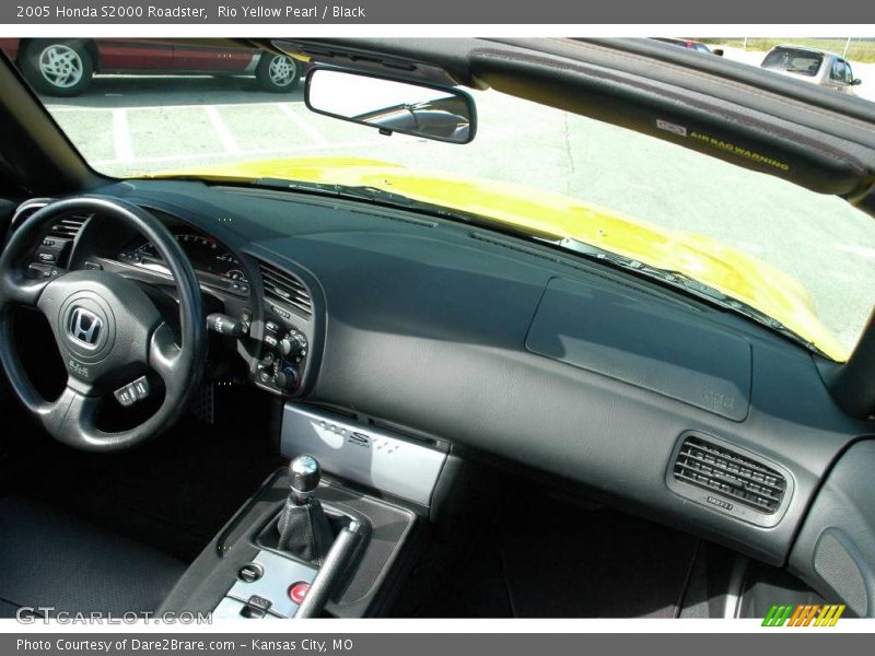Rio Yellow Pearl / Black 2005 Honda S2000 Roadster