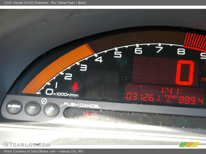 Rio Yellow Pearl / Black 2005 Honda S2000 Roadster