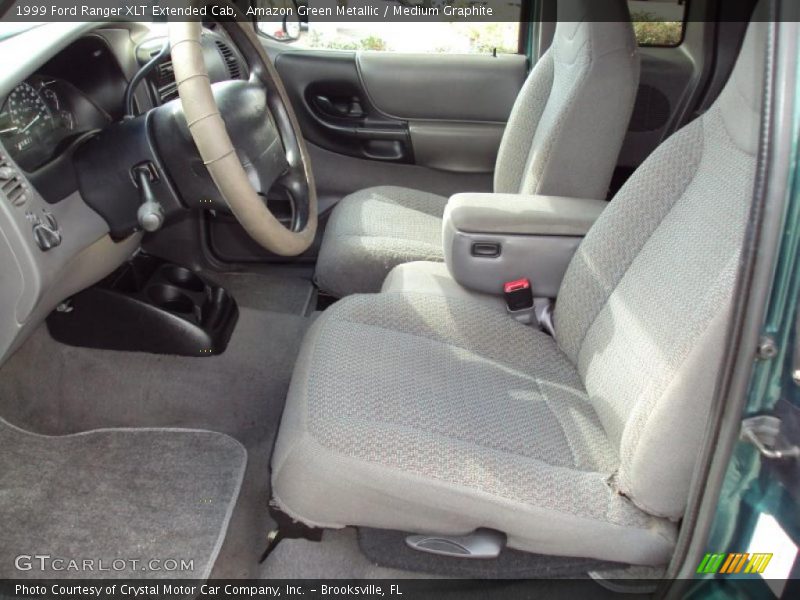 Amazon Green Metallic / Medium Graphite 1999 Ford Ranger XLT Extended Cab