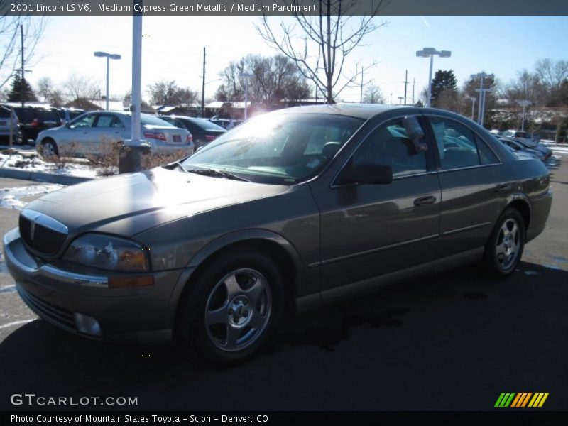 Medium Cypress Green Metallic / Medium Parchment 2001 Lincoln LS V6