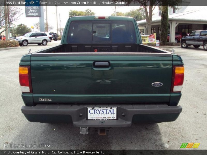 Amazon Green Metallic / Medium Graphite 1999 Ford Ranger XLT Extended Cab
