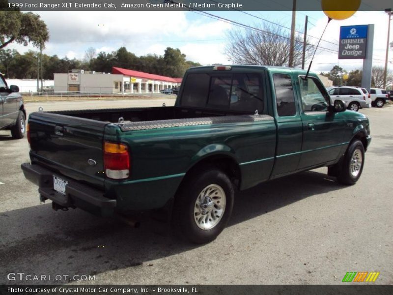 Amazon Green Metallic / Medium Graphite 1999 Ford Ranger XLT Extended Cab