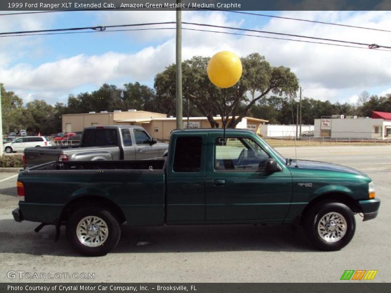 Amazon Green Metallic / Medium Graphite 1999 Ford Ranger XLT Extended Cab