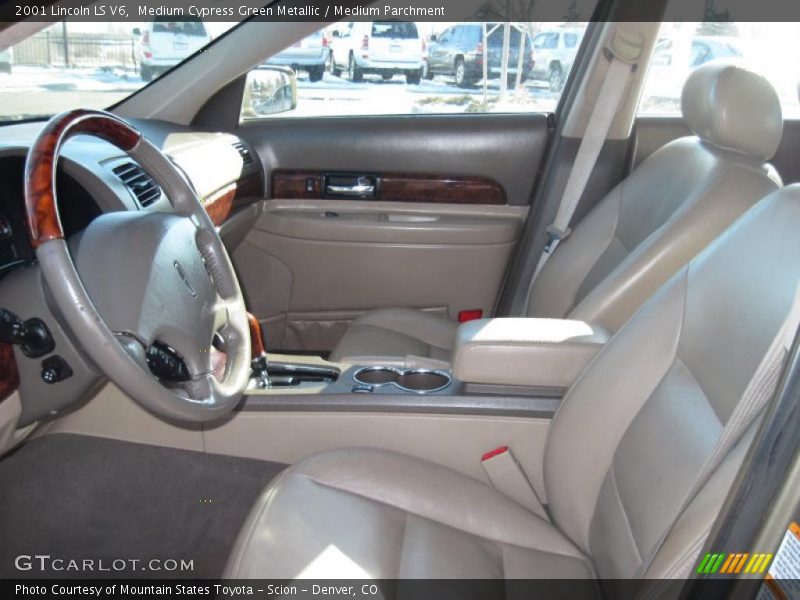 Medium Cypress Green Metallic / Medium Parchment 2001 Lincoln LS V6